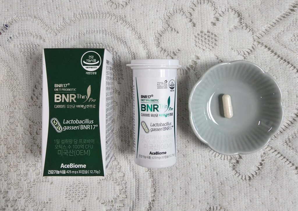 갱년기 체지방 감소를 돕는 비엔날씬 프로 유산균 제품 사진